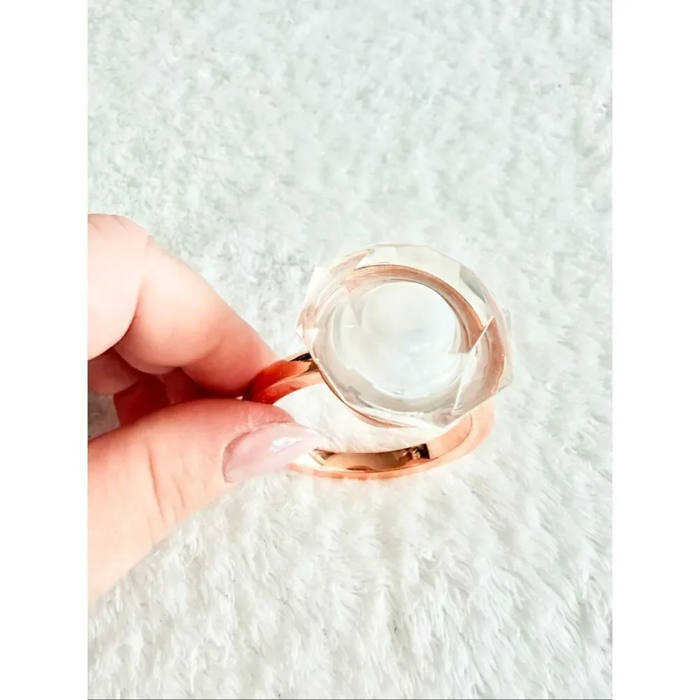 Light-Up Crystal Purse Hook | Rose Gold Handbag Holder | Table Bag Hanger